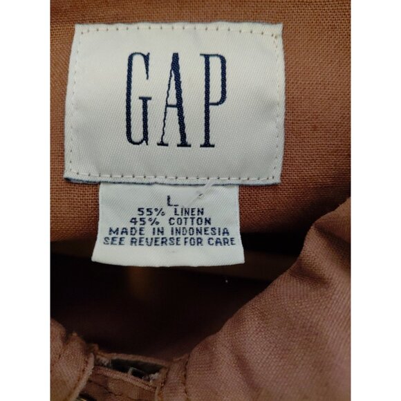 GAP Men's Waxed Canvas Chore Barn Coat Brown Large - Picture 10 of 10